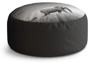 Sablio Taburet Slon a zebra: 38x48 cm