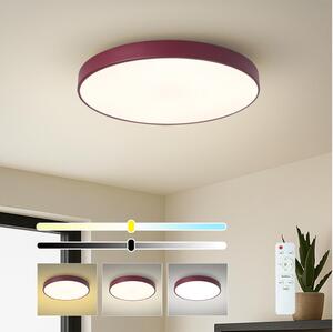 Brilagi-LED stmievateľné stropné svietidlo POOL LED/60W/230V 3000-6000K 50 cm burgundská+DO