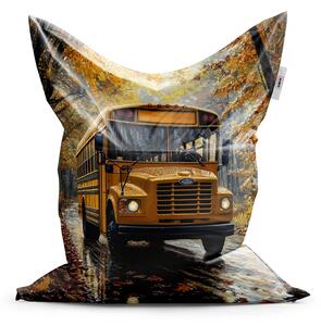 Sablio Sedací vak Žltý školský autobus - 150x100 cm