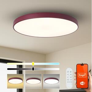 Brilagi-LED Stmievateľné svietidlo POOL SMART LED/128W/230V 100 cm Wi-Fi Tuya+diaľkové ovládanie bordová