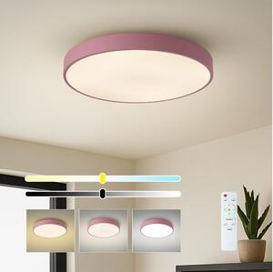 Brilagi - LED stmievateľné stropné svietidlo POOL LED/60W/230V 3000-6000K 50 cm ružové+DO