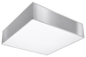 Stropné svietidlo Horus, 1x sivé plastové tienidlo, (biely plast), (35 cm)