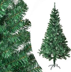 Umelý vianočný stromček - 210 cm, so stojanom, zelený