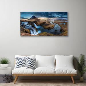 Obraz Canvas Vodopád rieka príroda 100x50 cm