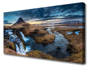 Obraz Canvas Vodopád rieka príroda 125x50 cm