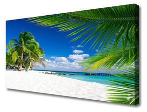 Obraz Canvas Tropická pláž more výhľad 125x50 cm