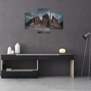 Obraz - Tri Zuby, Talianske Dolomity (90x60 cm)