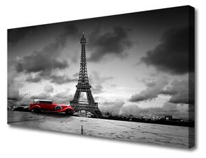 Obraz Canvas Eiffelova veža paríž výhľad 100x50 cm