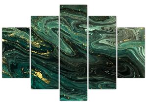 Obraz - Zelený mramor (150x105 cm)