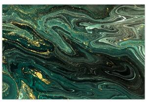 Obraz - Zelený mramor (90x60 cm)