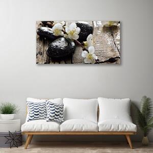 Obraz Canvas Kvety kamene zen 100x50 cm