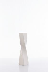 KERAMICKÁ VÁZA RISO 9X9X39 CM KRÉMOVÁ