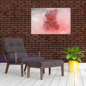 Obraz červeného dymu (90x60 cm)