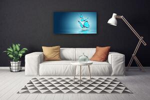 Obraz Canvas Motýle voda umenie 100x50 cm