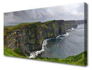 Obraz Canvas Záliv skaly voda krajina 125x50 cm