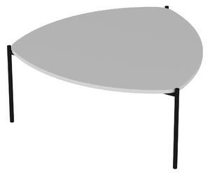 Dizajnový konferenčný stolík Jaliyah 90 cm biely