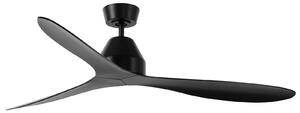 Stropný ventilátor Whitehaven, čierny, DC, Ø 142 cm – Beacon Beacon Lighting, Whitehaven, Čierna, Obývacia izba, Plast, Moderný