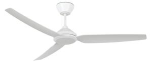Stropný ventilátor Polis, biely, Ø 137 cm, DC, IP55 – Beacon Beacon Lighting, Polis, Biela, Obývacia izba, Plast, Moderný