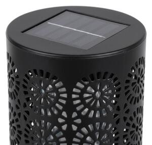 Sada 4x LED solárna lampa DECOR LED/1,2V 150 mAh 3000K 39 cm IP44 čierna
