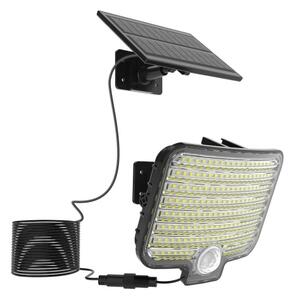 LED reflektor so senzorom a solárnym panelom ALEX LED/5,5W/3,7V 1200 mAh IP44