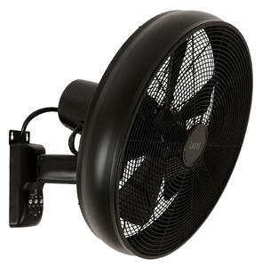 Nástenný ventilátor Breeze, čierny, Ø 41 cm, tichý – Beacon Beacon Lighting, Breeze, Čierna, Obývacia izba, Plast