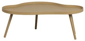 MUZZA Odkladací stolík menna 100 x 35 cm béžový