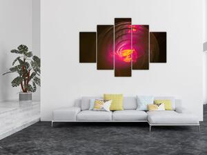 Obraz - abstrakcie špirály (150x105 cm)