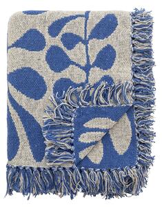 Prehoz z recyklovanej bavlny Nevine Blue 130 x 160 cm