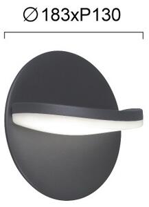 LED nástenné svietidlo LETTY LED/16W/230V antracit