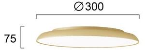 LED stropné svietidlo ART LED/21W/230V zlaté