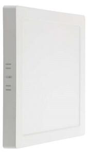 V-TAC PRO hranatý LED panel 12W na povrch SAMSUNG čipy, Teplá biela 2500 - 3000K