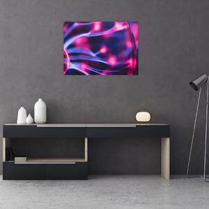 Abstraktný fialový obraz (70x50 cm)