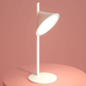 Stolná LED lampa Axolight Orchid, biela