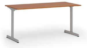 Kancelársky stôl PRIMO BETA, 1600 x 800 mm, sivá podnož, čerešňa