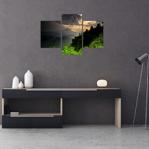 Obraz - zelená horská krajina (90x60 cm)