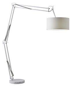 Redo 02-385 - Stojacia lampa AZAR 1xE27/42W/230V biela/chróm