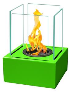 Biokrb na stôl FLAME ZELENÝ (Malý stolový krb)