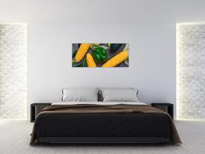 Obraz zeleniny (120x50 cm)