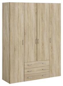 ŠATNÍKOVÁ SKRIŇA, farba duba, 154/200,4/49,5 cm MID.YOU - Online Only zostavy, Online Only