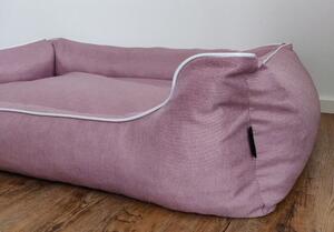 Ružový pelech pre psa Maxy Pastel Pink (L) (Pohodlné mäkké pelechy pre stredných psov s odnímateľným poťahom, jedinečným dizajnom v kvalitnom prevedení)
