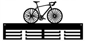 Vešiak na medaily BICYKEL (Originálny kovový vešiak na medaily pre šport: cyklistika)