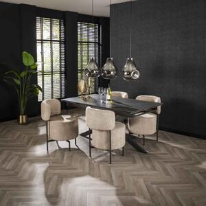 Rozkladací jedálenský stôl 45-29 160/240x90cm Ceramic Australian Black-Komfort-nábytok