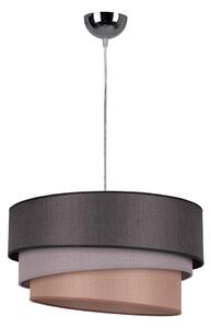 Duolla - Luster na lanku TRIO 1xE27/40W/230V pr. 45 cm antracit/šedá/hnedá