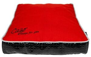 Matrac pre psa Black Diamond Red 60/90 (Luxusný mäkký pelech pre malých, stredných a veľkých psov s odnímateľným poťahom, jedinečným dizajnom v kvalitnom prevedení)