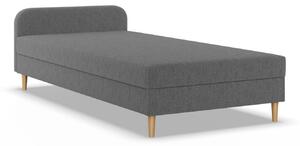 Čalúnená posteľ CASPE s čelom 80x200 cm s pružinovým matracom