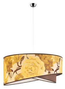 Duolla - Luster na lanku ROYAL 1xE27/40W/230V pr. 50 cm žltá