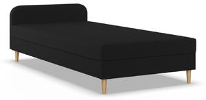 Čalúnená posteľ CASPE s čelom 80x200 cm s pružinovým matracom