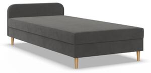 Čalúnená posteľ CASPE s čelom 80x200 cm s pružinovým matracom