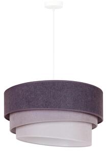 Duolla - Luster na lanku TRIO 1xE27/15W/230V pr. 45 cm antracit/šedá/biela