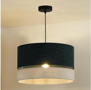 Duolla - Luster na lanku DOUBLE 1xE27/15W/230V pr. 40 cm zelená/šedá